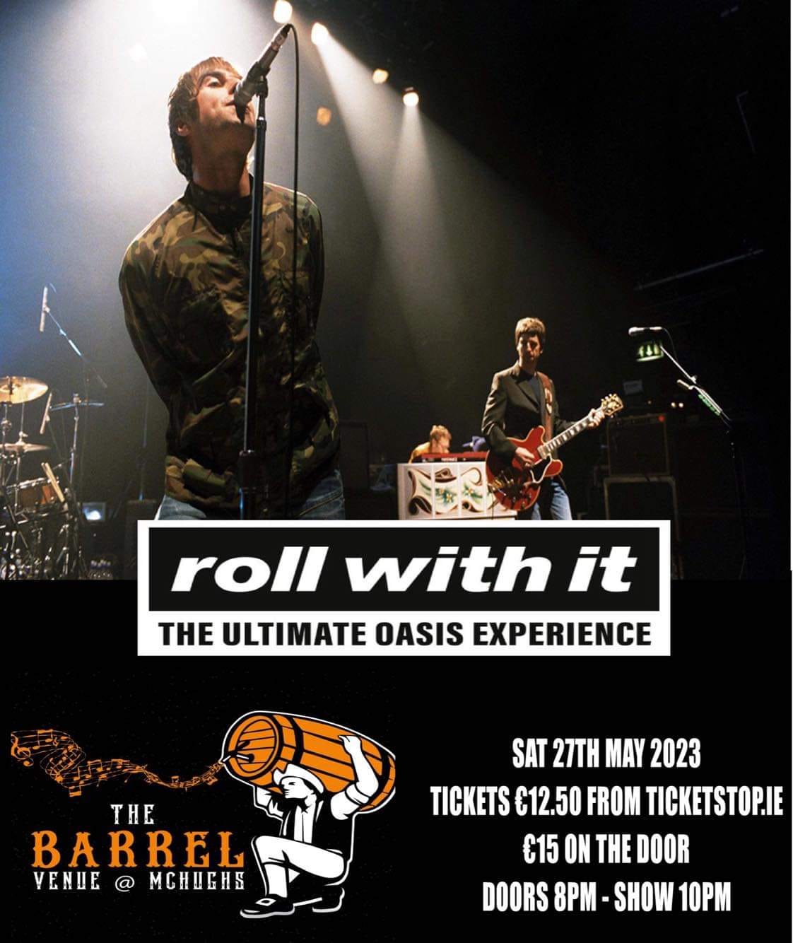 Poster for Oasis Tribute Roll With it