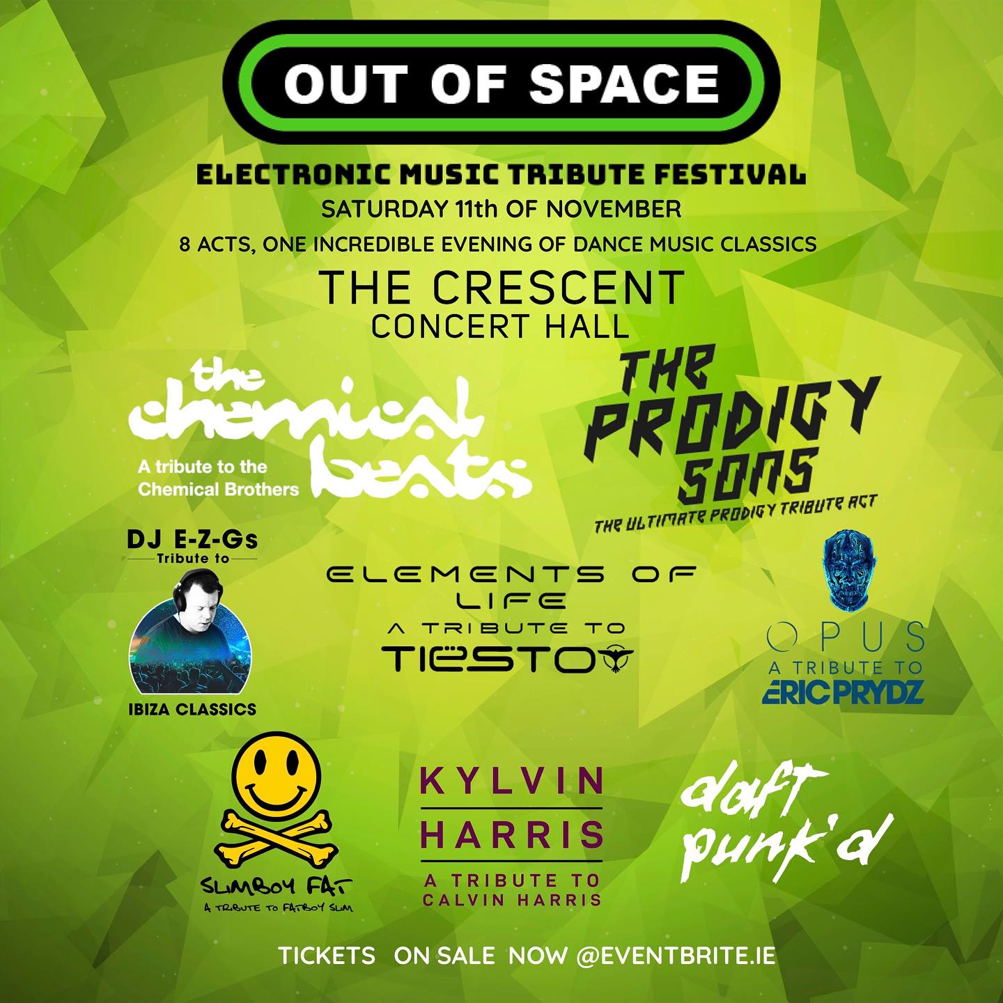 Poster for Electronic music festival